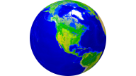 Globe (USA-centered) Vegetation 1920x1080
